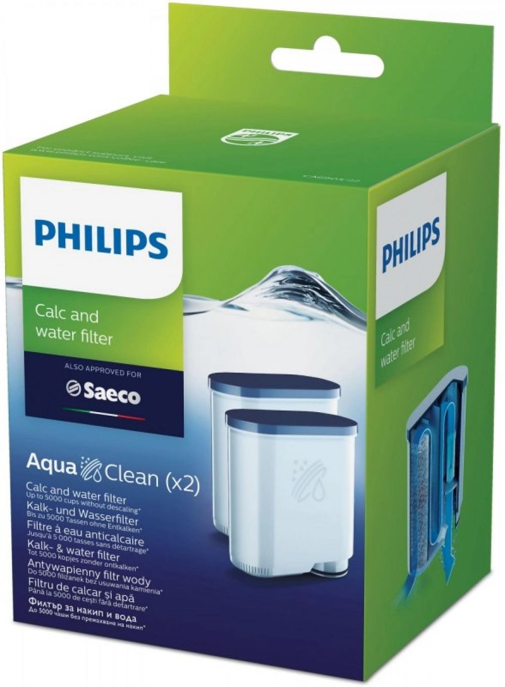 Filtre à Eau Compatible Philips AquaClean CA6903 - Lot Anti-Calcaire Pour Machine à Café Pur Et Savoureux